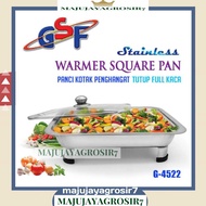 WARMER GSF G-4522 BUFFET WARMER POT/ GSF 4522 WARMER SQUARE PAN GSF WARMER POT BUFFET SERVING CONTAI