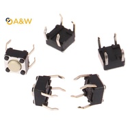 A&W 5Pcs 6*6*4.3mm Light Touch Switch Micro Switch Mouse Push Button Tactile for G300 G402 G600 G602