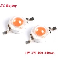 5-50Pcs 1W 3W Integrated High Power LED Diode Bead Lamp Chip Full Spectrum Wavelength 400-840nm 100-