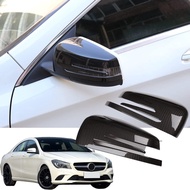 For Mercedes Benz A CLA GLA GLK Class W176 W117 X156 X204 2014-2017 Carbon Fiber Side Rear View Mirr