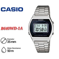 Casio Vintage B640WD-1 Silver Stainless Steel Men Watch / Women Watch - B640WD