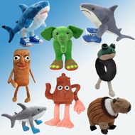 Brainrot Tung Tung Sahur Tung Sahur Cute Plush Toy Trilala Trala Funny Doll Wooden Stick Shark Simul