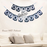 Polka Dot Hbd Banner/ Polka Dot Hbd Bunting Flag/ Cartoon Hbd Banner/ Flag Banner/ Birthday Banner