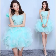 Princess bridesmaid banquet party ball dress gown