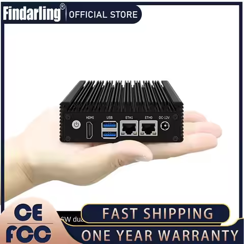 CPU Intel N3700 mini host 6W low power consumption X86-P1 soft routing quad core quad thread