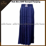 Rok Rempel Panjang SMP, SMA, SMK Seragam  Sekolah / Rok Formal / Rok Sekolah Warna Biru, Abu-abu, Hi