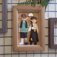 客製化 黏土人物相框 肖像訂製