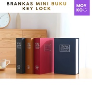 Mini Book Safe Key Lock Hidden Safe Box Dictionary Book