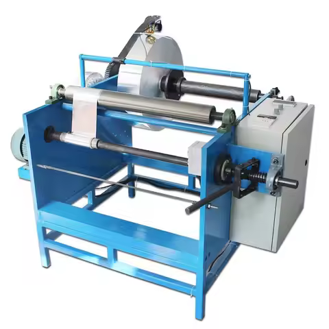 Low Price Direct Machine, Manual Motor, Aluminum Foil Cling Film, Silicone Oil Paper Rewinding Machi