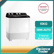 Sharp 15KG Semi Auto Washing Machine ESTP1516