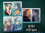 ［賣］‼️多頁‼️  世界計畫  Vivid Bad Squad 紙片類周邊  ePick, 卡  特典  拍立得