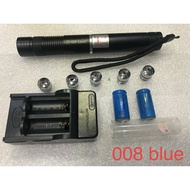 เลเซอร์พกพา ความเข้มข้นสูงสุด ชาร์จ USB high power blue laser light 50000mW จุดไฟ ได้