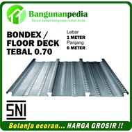 Bondek Bondex Floordeck Bondek Cor REAL Per Lembar Panjang 6 Meter
