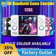 XF40H Portable Pocket Game Player 4.0"' IPS Screen Retro Handheld Game Console 128G Linux Support RG
