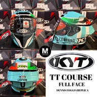 YSTTX0012 KYT FULL FACE HELMET FULL FACE KYT TT COURSE HELMET TT COURSE KYT DENNIS FOGGIA REPLICA