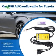 A22E-6 + 6PIN Car Radio Digital USB MP3 Interface CD Changer Adapter With 3.5Mm AUX In Input For TOY