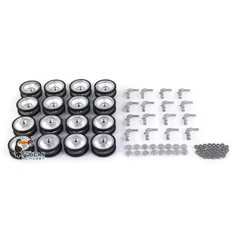 Metal Road Wheels Spare Parts for Toys 1/16 Heng Long RC Tanks Jadpanther 3869 Panther G 3879 Cars V
