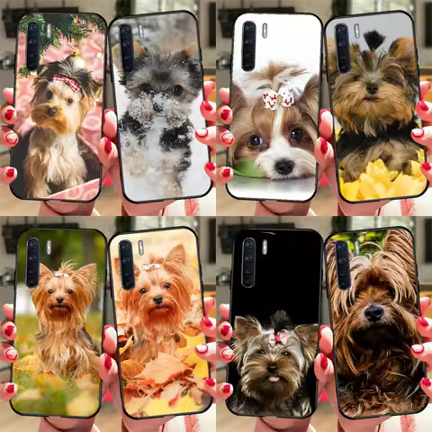 Mini Yorkshire Terrier Phone Case For OPPO A5 A9 A31 A53 S 2020 A94 A74 A54 A72 A52 A83 A91 A93 A15 