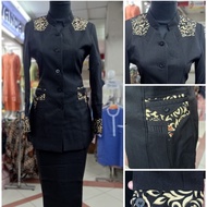 Blazer Batik Wanita, Blazer Kerja, Setelan Formal, Jas Wanita