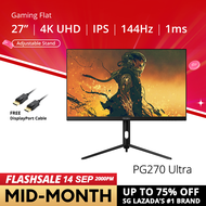PRISM+ PG270 Ultra 27" IPS 144Hz 1ms 4K UHD 130% sRGB eSports Grade Adaptive-Sync Gaming Monitor [38