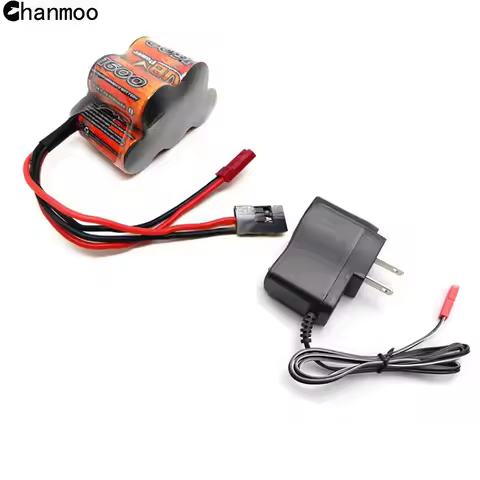 RC VB Power 1600mAh 6V 2/3A NI-MH Rechargeable Battery Trapezoidal Receiver Battery Pack Charging Ba