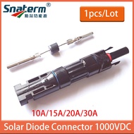 1 pcs PV Diode PV Connector IP68 Waterproof with 30A 20A 15A 10A Diodes solar cell panel Parallel Connection protection for PV