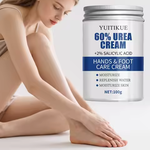 YUITIKUE 60% Urea Foot Cream 100g - 2-Week Cracked Heel Repair, Milk Texture, Fast Absorption, with 