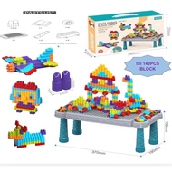 Building Block table Children's toys Block stacking table blocks