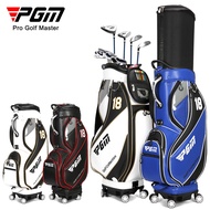 PGM Golf waterproof retractable 6 way divider 4 wheels golf travel bag with brake QB100