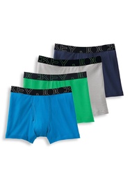 Jockey Men's Underwear ActiveBlend 5" Boxer Brief - 4 Pack