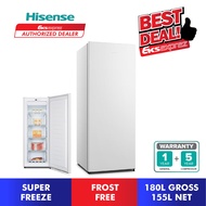 Hisense Upright Freezer 180L FV188N4AWN Frost Free Vertical Freezer / Standing Freezer