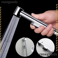 ROSEGOODS1 Handheld Hose Spray Durable Stainless Steel Hygienic Toilet Douche Bidet