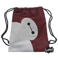 Baymax Mesh Bag Goodiebag/ BIG 6 Baymax Robothero Hiro Doll String Bag/ Baymax Lopez Doll