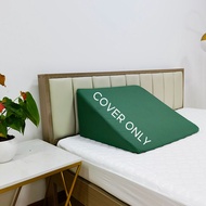 Pillow Cover for Bed Wedge Pillow (60x30x50cm) Soft Microfiber Replacement Pillow Case with Zipper