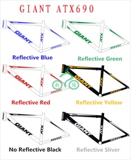 Sticker for Giant ATX 690 Reflective Frame Stickers for Mountain Bike Cycling Sticker Tape MTB Road 