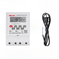 เครื่องควบคุมเวลา Delixi KG316T สวิตช์ตั้งเวลา 220V เครื่องควบคุมคอมพิวเตอร์ไฟฟ้า LED แสงสว่างกลางแจ