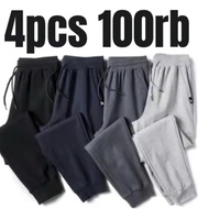 PAKET HEMAT 90RIBU DAPAT 4 PCS CELANA JOGGER POLOS BABYTERY CELANA PANJANG PRIA CELANA TRAINING OLAH