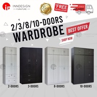 3Doors /5ft 8/10 DOOR WARDROBE / OPEN WARDROBE (FREE DELIVERY AND INSTALLATION)