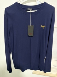 Arc'teryx Navy Blue Long Sleeve T-Shirt with Logo
