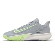 Nike Basketball Shoes Precision VII Men's Gray Green Low-Top 7th Generation Practical Combat Sports 