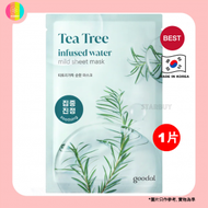 goodal - 【1pc】Tea Tree Infused Water Mild Sheet Mask 8809862287756【平行進口】
