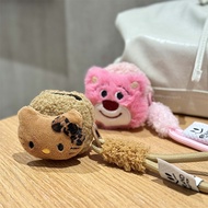 plush airpods case airpods case aesthetic Plush Strawberry Bear for Sanag Sena S6s Headphone Set S7S