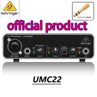 Behringer umc22/um2 audio interface Sound Card Headphone Amplifier