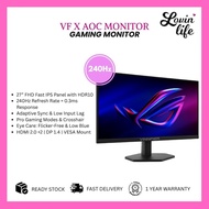 AOC Vinnfier Gaming Audio Speaker X AOC Monitor 27" 27G11ZE2 Fast IPS FHD HDR10 Adaptive Sync 240Hz 