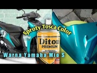 Cat Pilox Diton Premium 9164 Sporty Tosca Toska Hijau Biru 400ml sepeda motor mobil helm modelkit ve