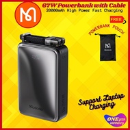 【1YrWarranty】Mcdodo Fast Charge 67W 45W PD PPS USB C Portable Powerbank 20000mAh For Mobile / Laptop