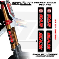 USD KYB SHOWA SHOCK STICKER 23 CM LONGWP BY ZEESTICKER