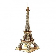 Jigzle 3D木拼圖 | 建築物系列 浪漫巴黎鐵塔(高54cm) 婚禮擺