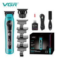 VGR V-299 5 Speed Level Ceramic Metal Injection Molding Blade Hair Trimmer Mesin Gunting Rambut V299