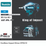 [SG Authentic Stock] Makita DTD172Z 18V Cordless Impact Driver  by Preco